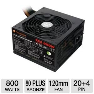 Thermaltake Power Supply 240-Pin 800 Power Supply TR-800P