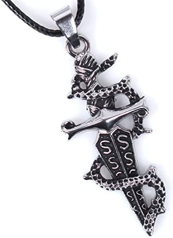 Titanium Stainless Steel " Dragon Sword" Pendant with 20" Necklace In Charms Jewelry Shop