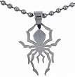 Pugster Spider Stainless Steel Necklaces Pendant For Men