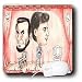 Londons Times Funny Panel Hollywood Cartoons - Abraham, Martin, And John - Mouse Pads