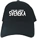 CAPS BLACK EMBROIDERY  LOVE ME , I SPEAK SVENSKA 