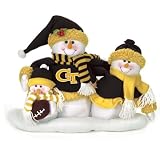 Georgia Tech Christmas Snowman Table Decoration