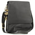 Catwalk Collection Big Messenger Work Bag - Black