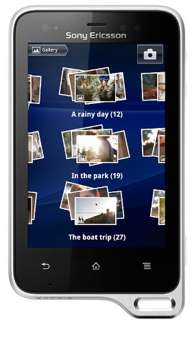 Produkt-Bild: Sony Ericsson Xperia active Smartphone (7,6 cm (3 Zoll) Touchscreen, 5 Megapixel Kamera, Android 2.3) wei&szlig;