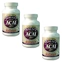 ***** Save on 3 Large 120ct Bottles...Less than 30.00 ea! ***** Pure PERFECT ACAI Superfood & Antioxidant Detox ~ Acai was Recommended by Dr. on T.V - Purest Available - Not an Extract!