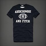 アバクロ ABERCROMBIE&FITCH 並行輸入品 メンズ 半袖 Ｔシャツ 【BEAR BROOK】ネイビー
