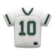 CAPerz - Football Jersey No. 10 - White/Green