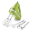 KitchenAid KHM5APGA 5-Speed Hand Mixer, Green Apple