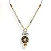 Ayala Bar Fabrics Necklace - The Hip Collection - in Green, Red, and Sandy Floral #9103 ANK ONK