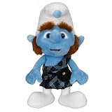 Smurfs Bean Bag Plush Wave #1 Gutsy Smurf