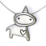 Unicorn Love Sterling Silver Charm Necklace