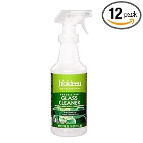 Biokleen Ammonia Free Glass Cleaner, 32-Ounce Bottles (Pack of 12)