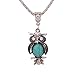 YAZILIND Owl Eyes Pendant Chain Necklace vintage