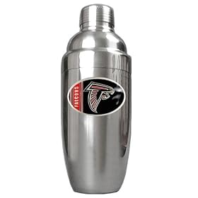 Atlanta Falcons NFL Stainless Steel Cocktail Shaker by Great American Products
