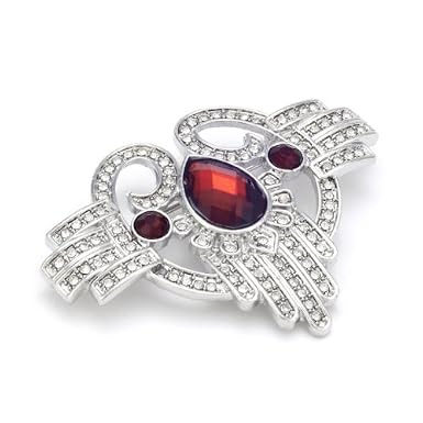 Deco Plaque Brooch||RF10F