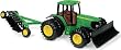 John Deere Tractor With Blade And Plow