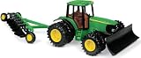 John Deere Tractor With Blade And Plow