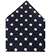 niceeshop(TM) Soft Pure Cotton Baby Bibs with Button Closure (Dark Blue and Five Stars)