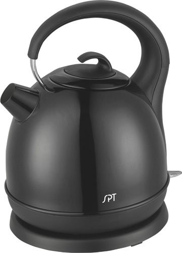 "SPT Stainless Cordless Electric Kettle, Black" "SPT Stainless Cordless Electric Kettle, Black"