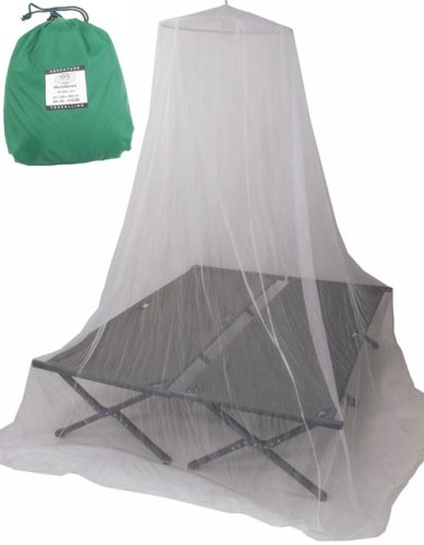 Moskitonetz für Doppel Bett Gr. 0,63x2,5x12,5 m weiß