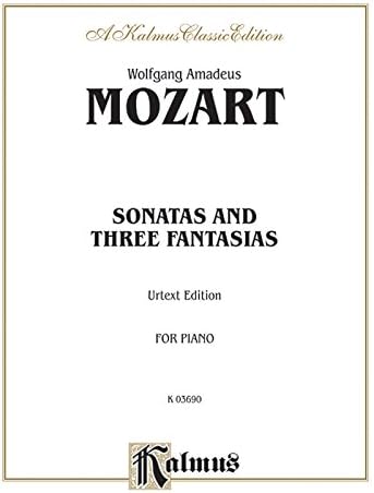 Sonatas and Three Fantasias (For Piano) (Urtext)