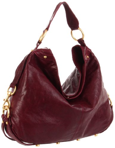 Rebecca Minkoff Nikki Hobo,Raspberry,One Size