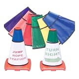 Color My Class Cone Cover Clear Pockets