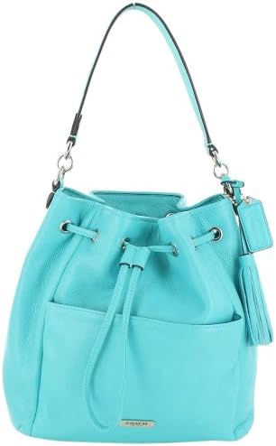 NWT Coach Leather Crossbody Shoulder Duffle Drawstring Handbag F27003