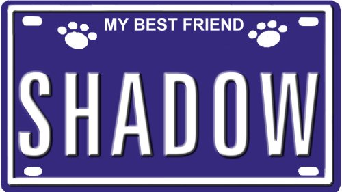 SHADOW Dog Name Plate for Dog House. Over 400 Names Available. Type in Name