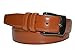 7910 - Toneka Men's Cordovan/Burgundy and Tan Stitched Feather Edge Dress Belt