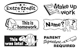 Educational Insights Super 6 Stamp Station: Teacher Messages