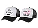 Mr & Mrs Gift for Couples, Anniversary, Married Couples Matching Set Mesh Caps Mr Black/White One Size/Mrs Black/White One Size