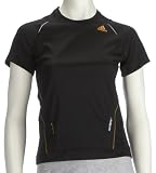 Adidas Supernova S/S T-Shirt Womens Black - Size 14