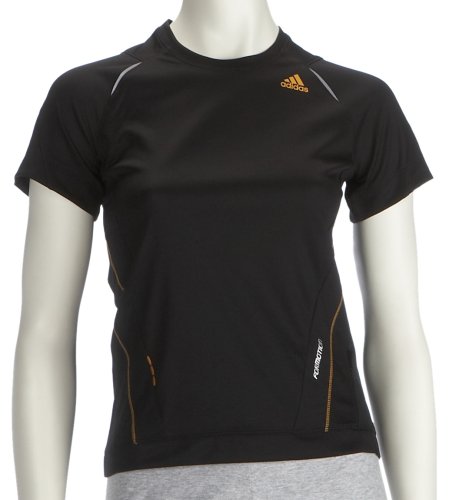 Adidas Supernova S/S T-Shirt Womens Black - Size 14