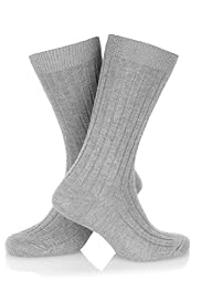Autograph Ribbed Ankle High Socks with Cashmere