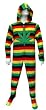 Weedman Route 420 Adult Footie Onesie Pajamas with Hood