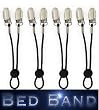 The ORIGINAL Bed Band. Adjustable Fastener/Holder/Strap/Suspender/Gripper for Your Sheets. Patent Pending.