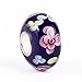 HYBEADS 4pcs Lampwork Murano beads charm fit for Snake Chain bracelet And European Bracelet