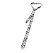 TopTie™ Unisex Zebra Animal Print Skinny Necktie Tie image 4
