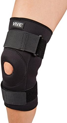 VIVE Stabilizing Neoprene Knee Brace Support w/ Adjustable Straps
