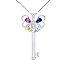 10k White Gold Pear and Round Shaped Created