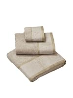 Nido Juego De Toallas 3 Piezas Jacquard Corfú (Natural)