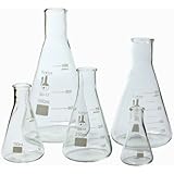 213B2 Karter Scientific Glass Erlenmeyer Flask 5 Piece Set 50, 150, 250, 500, & 1000ml