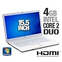 Sony VAIO NW Series VGN-NW240F/W - Core 2 Duo T6600 / 2.2 GHz - RAM 4 GB - HDD 320 GB - DVD?RW (?R DL) / DVD-RAM - GMA 4500MHD - Gigabit Ethernet, IEEE 802.11n - WLAN : 802.11b/g/n - Windows 7 Home Premium 64-bit - 15.5" Widescreen TFT 1366 x 768 ( WXGA ) - camera