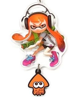 スプラトゥーン ガール(シューター) イカす ラバーつき アクリルキーホルダー