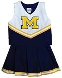 Michigan Wolverines Child Cheerdreamer Cheerleader Outfit/Uniform - NCAA College