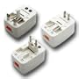 All in 1 Universal Travel Power Adapter for US, UK, EU, AU with Outdoor Pouch