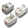 All-in-One Travel Power Plug Adapter for US, UK, EU, AU