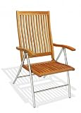 Royalcraft Livorno 4 Seater Round Garden Furniture Recliner Set