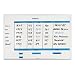 Magna Visual NMW-3648G Magna Visual Changeable Planner Kit, Porcelain-On-Steel, 48x36, WE/Silver Frame